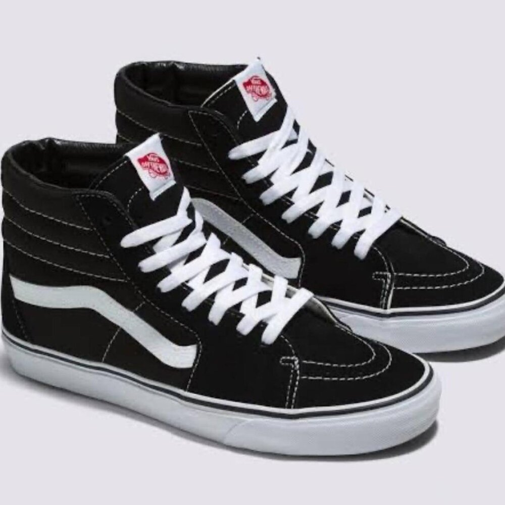 SUPER CLEAN GENUINE Vans Filmore High OFF THE WALL BLACK SUEDE SHOES